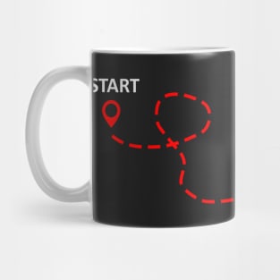 Start you journey - offroad (dark) Mug